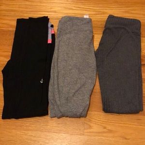 3 pairs of ivivva leggings